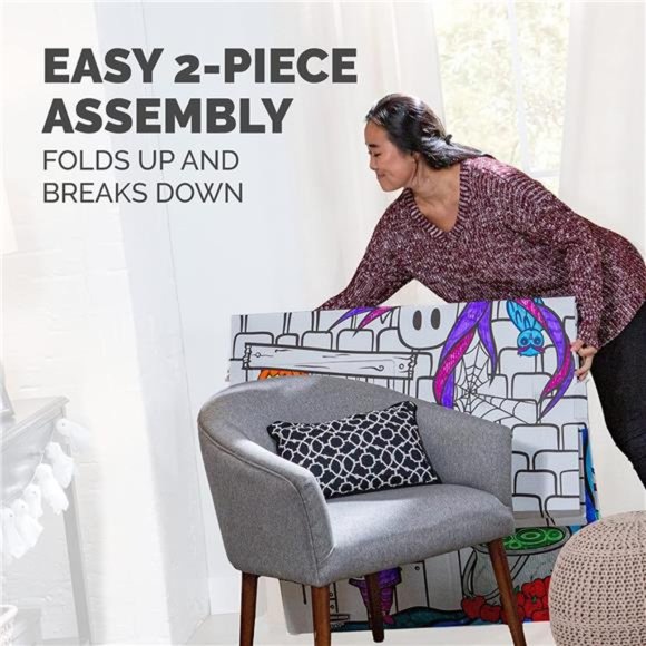 Play Unicorn Playhouse, Cardboard Playhouse and Craft Activity for Kids - Picture 2 of 6